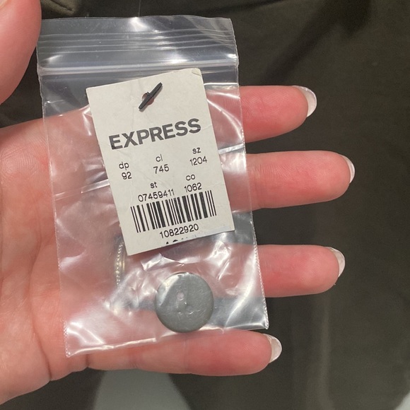 Size 4 petite olive green columnist ankle mid rise pants - Picture 7 of 7